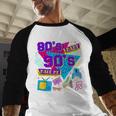 Retro 1980s 80's Baby 1990s 90's Made Me Nostalgia Birthday Baseball Raglan Shirt
