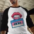 Retro 80s And 90s Cassette Perfect For Nostalgia Baseball Raglan Shirt Retro 80s And 90s Cassette Perfect For Nostalgia Baseball Raglan Shirt