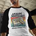 Retro Cassette Case 70s Vintage Music Analog Nostalgia Baseball Raglan Shirt Retro Cassette Case 70s Vintage Music Analog Nostalgia Baseball Raglan Shirt
