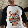 Retro Cassette Tape For 80s & 90s Nostalgia Baseball Raglan Shirt