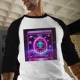 Retro Nostalgia Vaporwave- Error 404 Baseball Raglan Shirt Retro Nostalgia Vaporwave- Error 404 Baseball Raglan Shirt
