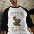 Retro Please Be Patient With Me I'm From The 1900s Projector Premium Baseball Raglan Shirt