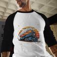 Retro Please Be Patient With Me I'm From The 1900s Train Baseball Raglan Shirt Retro Please Be Patient With Me I'm From The 1900s Train Baseball Raglan Shirt