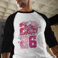 Retro Senior 2026 Coquette Bow Graduation Class Of 2026 Baseball Raglan Shirt