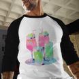 Retro Soft Drinks 80s 90s Nostalgia Cute Anime Aesthetic Tee Baseball Raglan Shirt