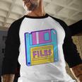 Retro TechnologyOld School Floppy Nostalgia 90s Generation Baseball Raglan Shirt Retro TechnologyOld School Floppy Nostalgia 90s Generation Baseball Raglan Shirt