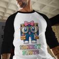 Sarcastic Little MISS SMARTY PANTS Graduation Alumni Game On Baseball Raglan Shirt