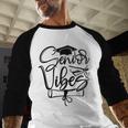That Says Senior Vibes Graduation Diploma School Spirit Baseball Raglan Shirt
