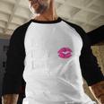 Sen18r Shirt Senior 2018 Graduation Kiss Lips Baseball Raglan Shirt