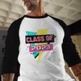 Senior 2023 Graduation Class Of 2023 Retro 90's Graduation Baseball Raglan Shirt