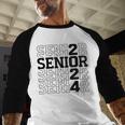 Senior 2024 Class Of 2024 Graduation 2024 Women Boy Girl Baseball Raglan Shirt