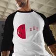 Senior 2025 Bowling Player Class Of 2025 Graduation Seniors Baseball Raglan Shirt