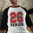 Senior 2026 Class Of 2026 School Graduation 2026 Merch Baseball Raglan Shirt