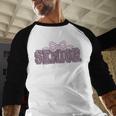 Senior 2026 Coquette Bow Class Of 2026 Graduation Graduate Baseball Raglan Shirt