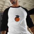 Senior 2026 Dad Basketball Graduation Baseball Raglan Shirt