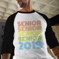 SENIOR CLASS 2019SHIRT High School Graduation Baseball Raglan Shirt