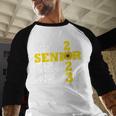 Senior Class Of 2023 Sunflower Graduation Seniors 23 Baseball Raglan Shirt