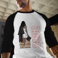 Senior Class Of 2026 Melanin Girl 2026 Graduation Baseball Raglan Shirt