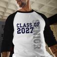 Senior Class Of 2027 Graduation Year High School & College Baseball Raglan Shirt