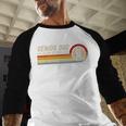 Senior Dad Class Of 2026 Graduation 2026 Graduate Vintage Baseball Raglan Shirt