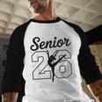 Senior Dance Mom Class Of 2026 Dancer Daughter Graduation Baseball Raglan Shirt