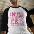In My Senior Era Class Of 2026 Retro Senior 2026 Graduation Baseball Raglan Shirt