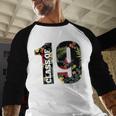 Senior Floral Class Of 2019 Shirt Graduation Idea Baseball Raglan Shirt