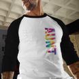 Senior Graduation Class Of 2023 Aunt Senior Tie Dye Baseball Raglan Shirt