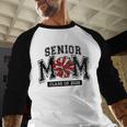 Senior Mom 2025 Cheer Mama Class Of 2025 Graduation Baseball Raglan Shirt