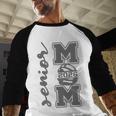 Senior Mom 2026 Wrestling Athlete Proud Parent Graduation Baseball Raglan Shirt