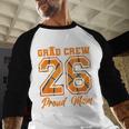 Senior Mom Class Of 2026 Basketball Mom Graduation Baseball Raglan Shirt