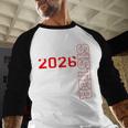 Senior Sister Class Of 2026 Proud Big Sis Graduation Family Baseball Raglan Shirt