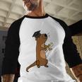 SmileteesGrad Cute Sea Otter Graduation T-Shirt Baseball Raglan Shirt