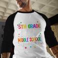 So Long 5th Grade Graduation Middle School Here I Come Kids Baseball Raglan Shirt