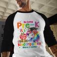 So Long Prek Pre-K Graduation Graduate Unicorn Kids Girls Baseball Raglan Shirt