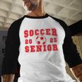 Soccer Senior Night Soccer Senior 2025 Graduation 4 Baseball Raglan Shirt