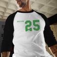 Soccer Senior Night Soccer Senior 2025 Graduation 44 Baseball Raglan Shirt