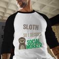 Social Work Student Masters Degree Graduation Baseball Raglan Shirt