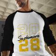 Sophomore 2028 Class Of 2028 Graduation 2028 10th Grade Baseball Raglan Shirt