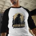 Spaghetti Western Cowboy Culture Classic Western Nostalgia Baseball Raglan Shirt Spaghetti Western Cowboy Culture Classic Western Nostalgia Baseball Raglan Shirt