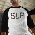 Speech Therapy Graduation For CCC-SLP Therapist Baseball Raglan Shirt