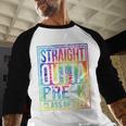 Straight Outta Pre-K Class Of 2022 Preschool Graduation Baseball Raglan Shirt