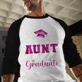 Super Proud Aunt Of 2025 Graduate Senior Graduation Family Baseball Raglan Shirt
