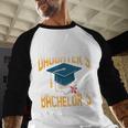 i Survived My Daughters Bachelor's Degree Graduation Gifts Baseball Raglan Shirt