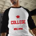 I Survived My Daughter's College Degree College Graduation Baseball Raglan Shirt