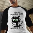 I Survived Engineering School Graduation 2026 Baseball Raglan Shirt