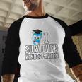 I Survived Kindergarten Graduation Kids Owl Grad Baseball Raglan Shirt