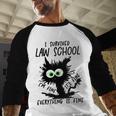 I Survived Law School Graduation 2025 2026 Baseball Raglan Shirt