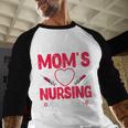 I Survived My Mom’s Nursing Degree Nurse Nursing Graduation Baseball Raglan Shirt