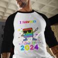 I Survived Nursing School Of 2024 Student Graduation 2024 Baseball Raglan Shirt
